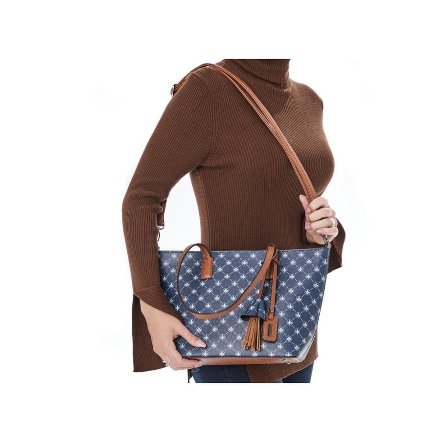 Rieker H1305-14 レディース ブルー ジッパーバッグ ブルー