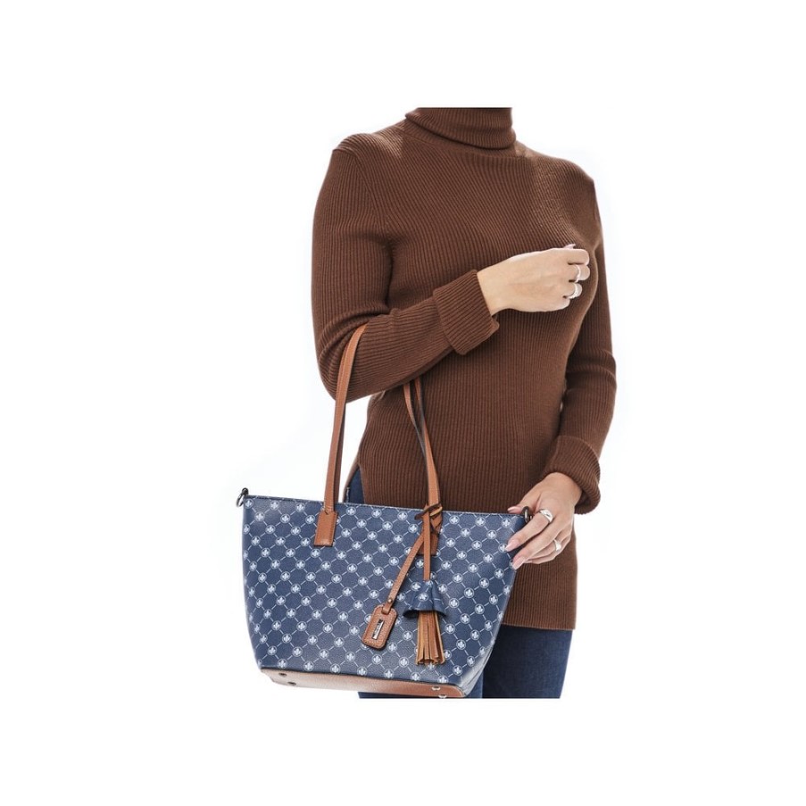 Rieker H1305-14 レディース ブルー ジッパーバッグ ブルー