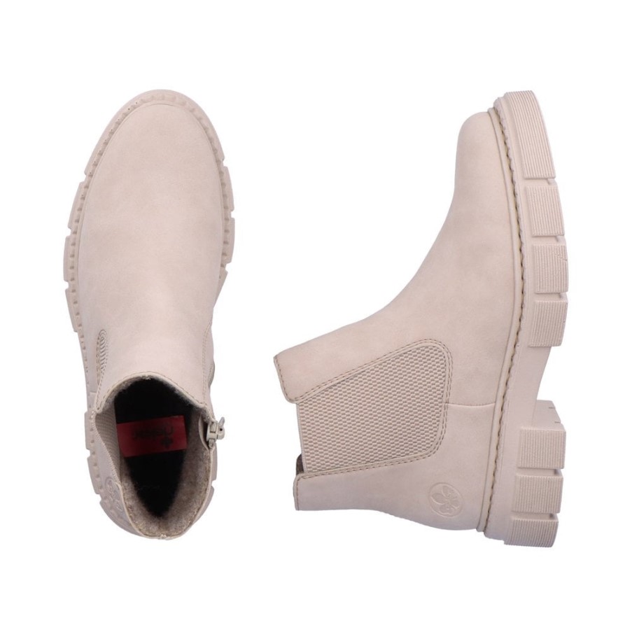 リーカー M3854 レディース ブーツ ホワイト