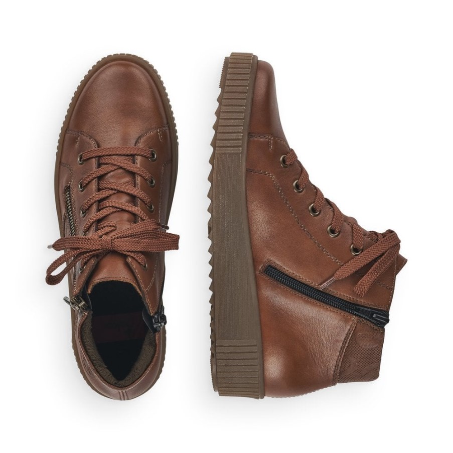 リーカー M6434 レディース ブーツ ブラウン