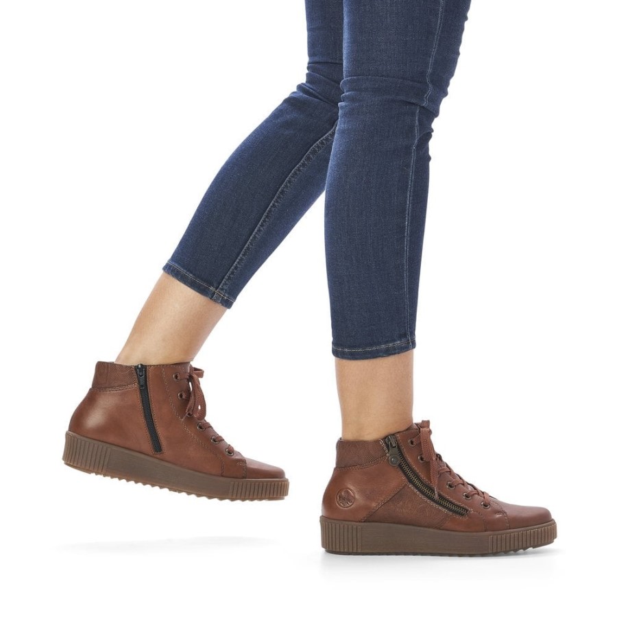 リーカー M6434 レディース ブーツ ブラウン