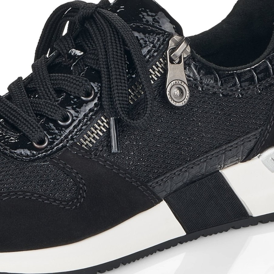 リーカー N7623 レディース シューズ ブラック