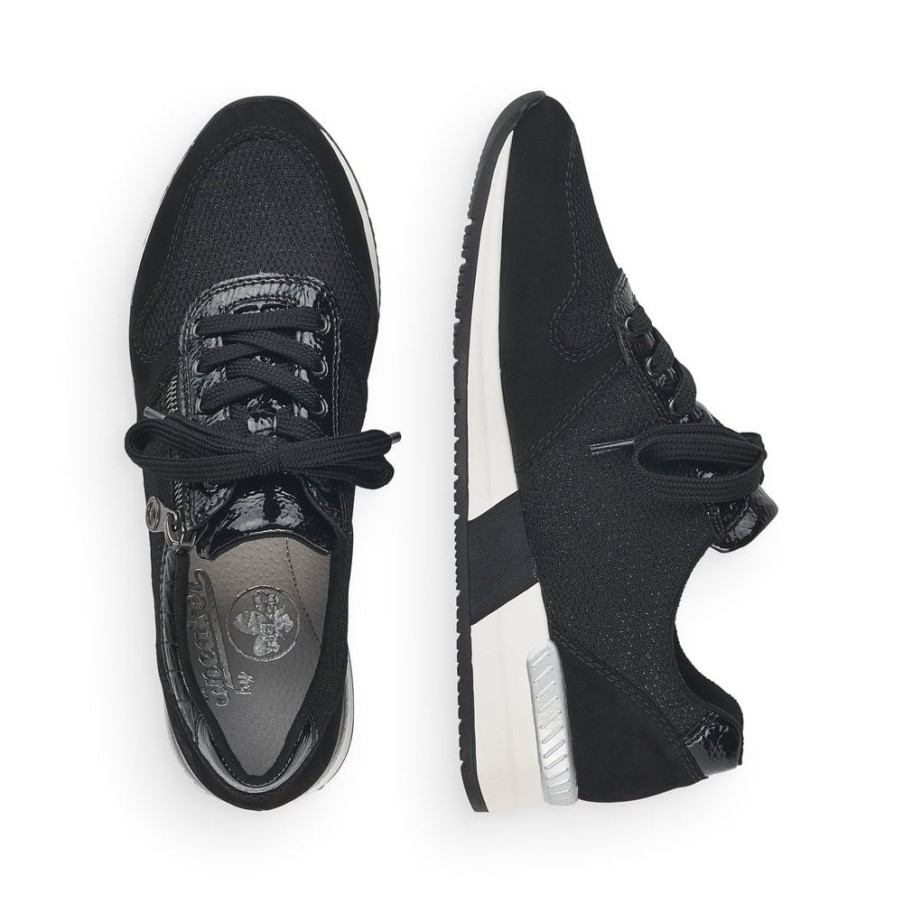 リーカー N7623 レディース シューズ ブラック