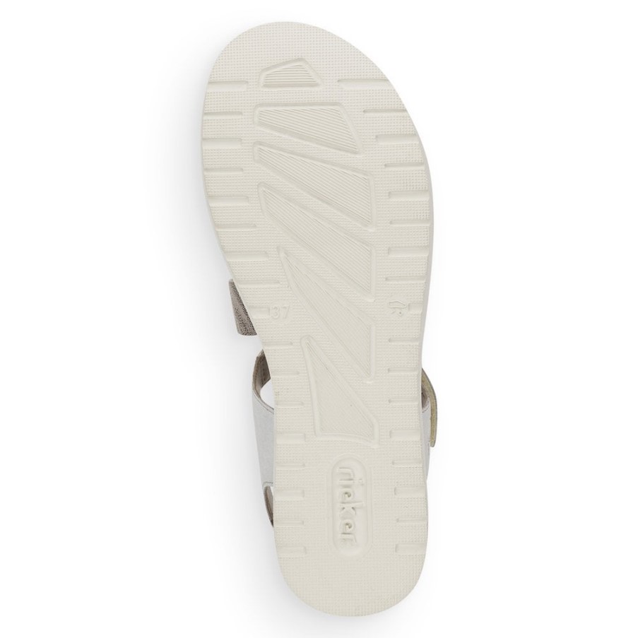 Rieker V5069 レディース サンダル メタリック