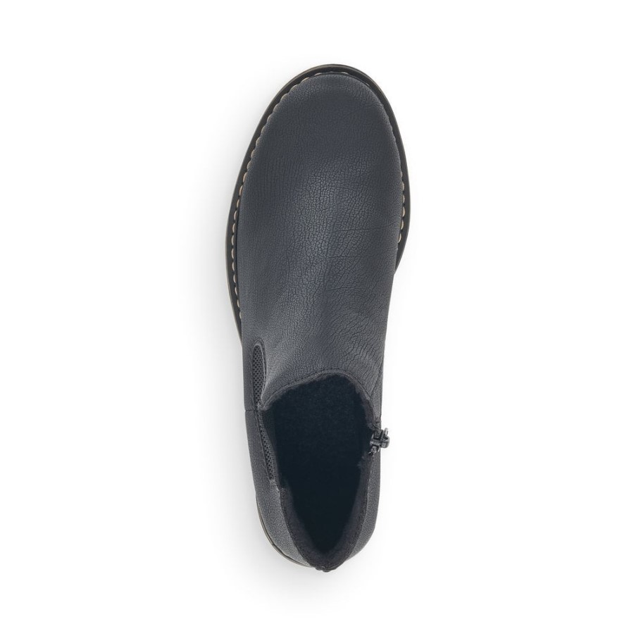 Rieker Z4994 レディース ブラック アンクルブーツ