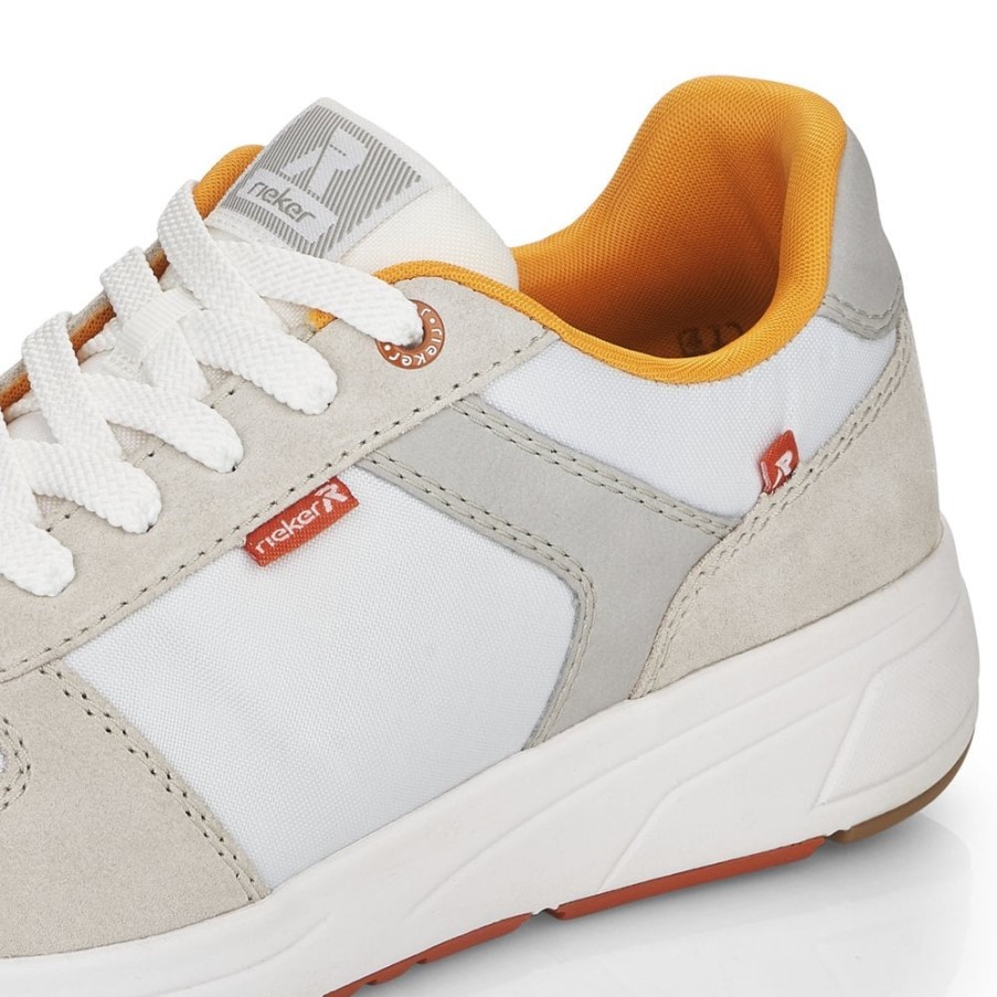 リーカー ホワイト R-evolution 07002 メンズ シューズ