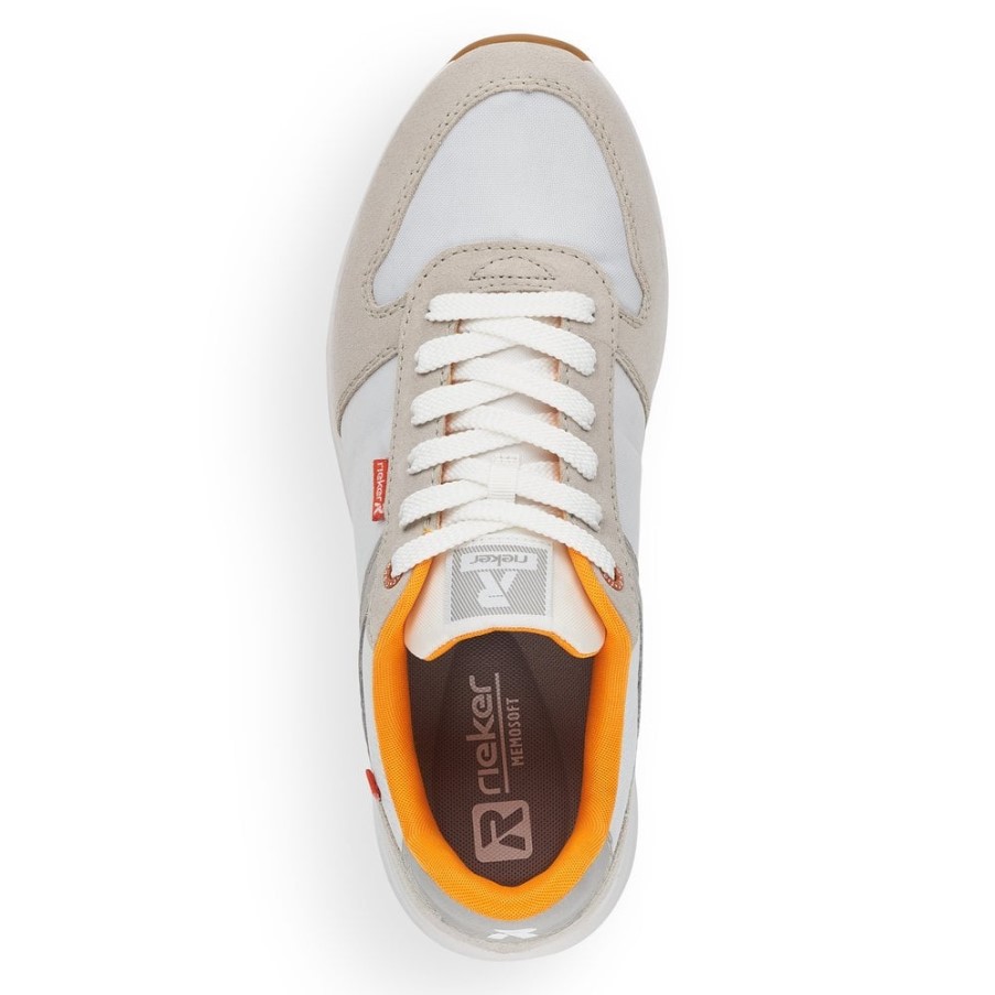 リーカー ホワイト R-evolution 07002 メンズ シューズ