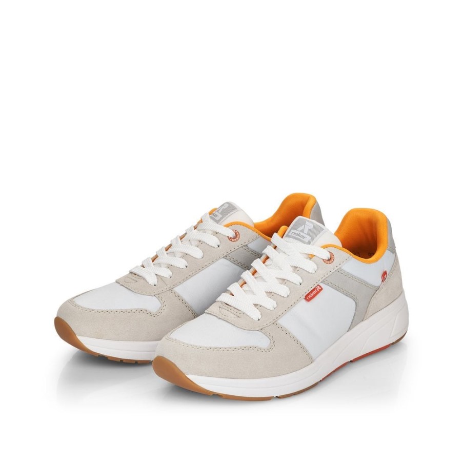 リーカー ホワイト R-evolution 07002 メンズ シューズ