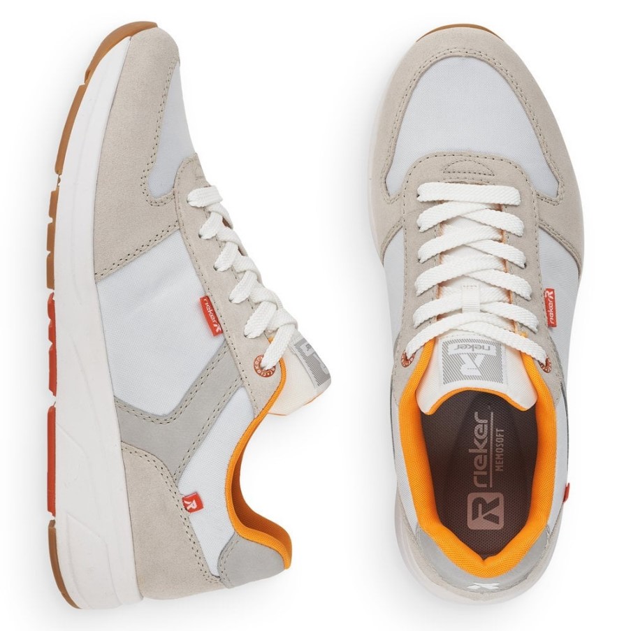 リーカー ホワイト R-evolution 07002 メンズ シューズ