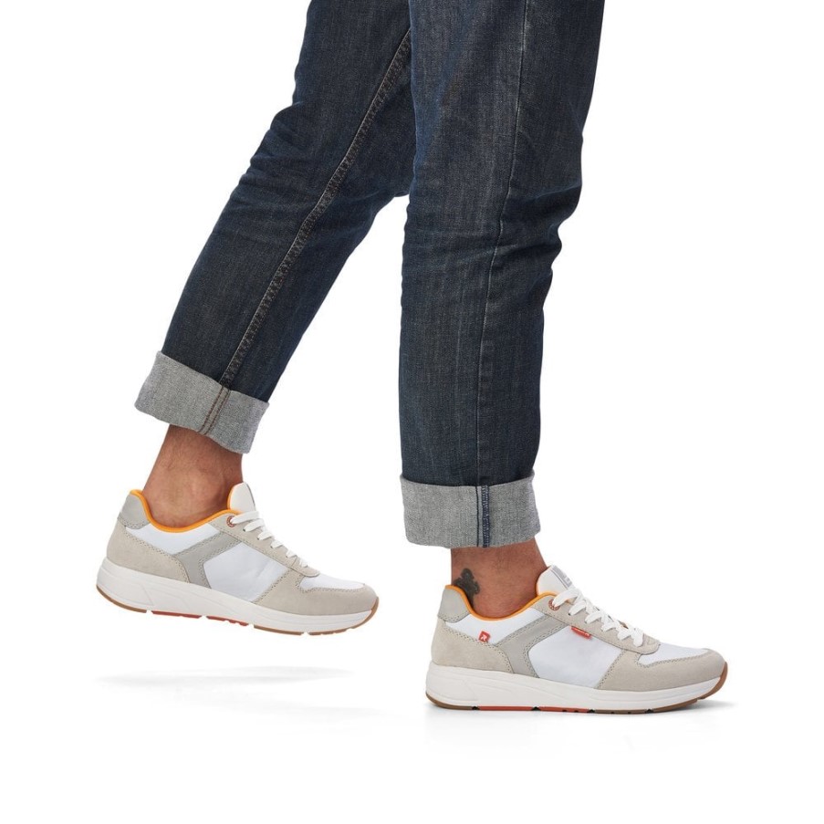 リーカー ホワイト R-evolution 07002 メンズ シューズ