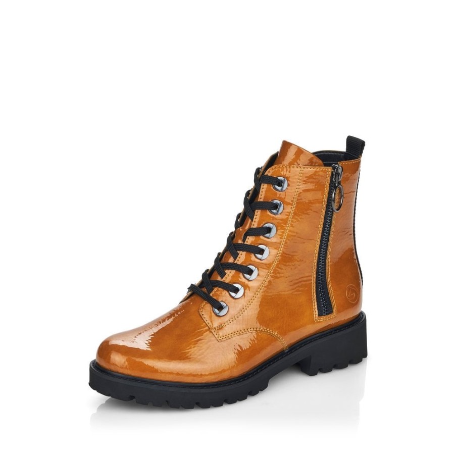 Rieker イエロー Remonte D8671 レディース ブーツ