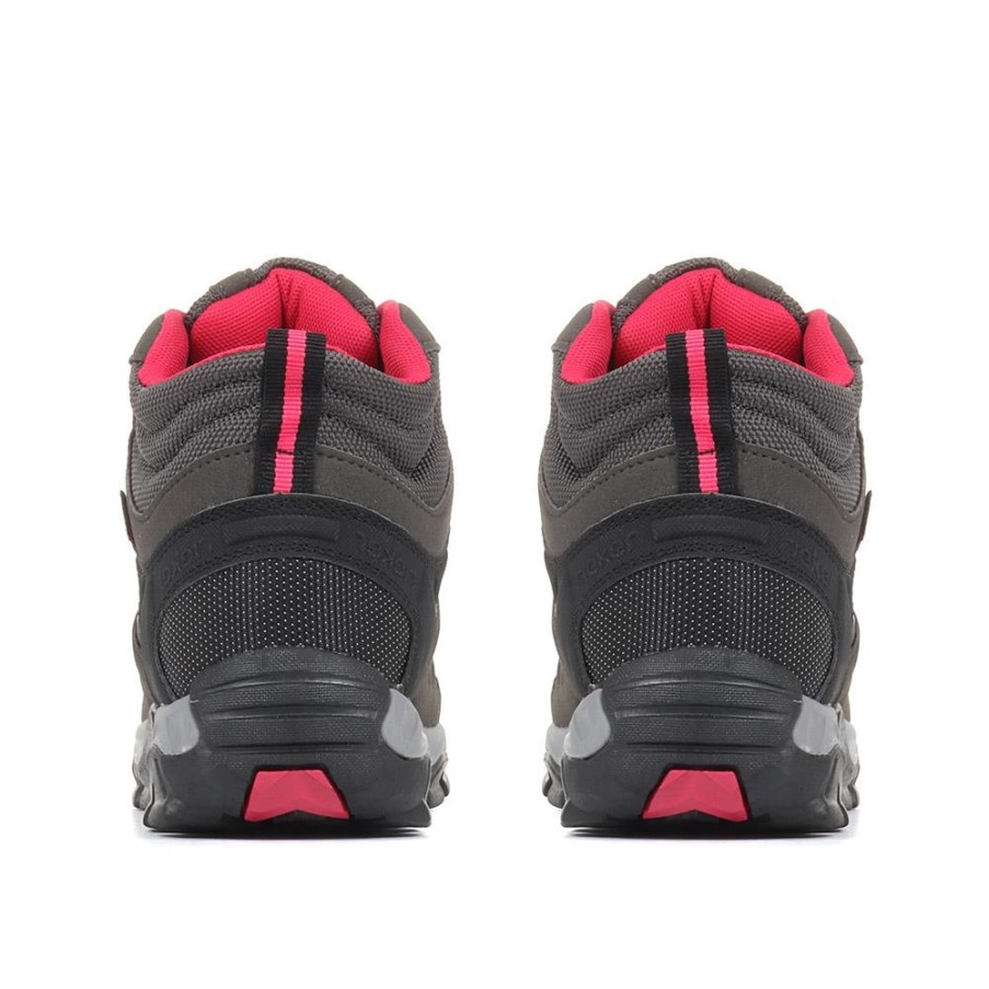 リーカーアンクルウォーキングブーツ グレーマルチ