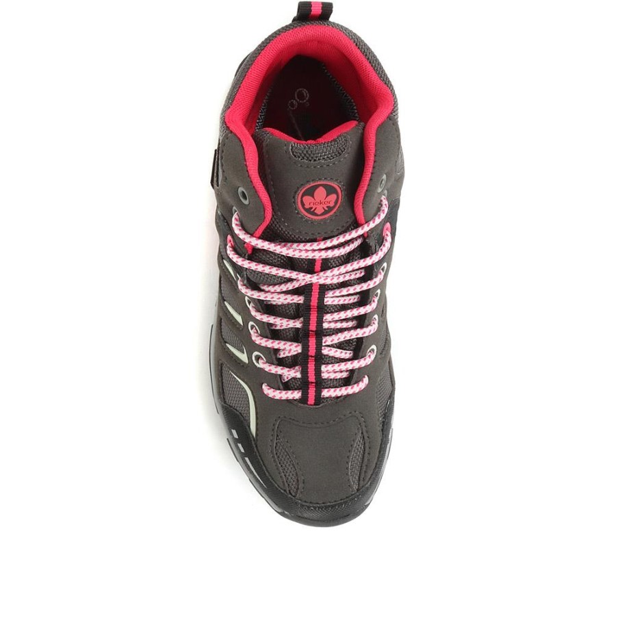 リーカーアンクルウォーキングブーツ グレーマルチ