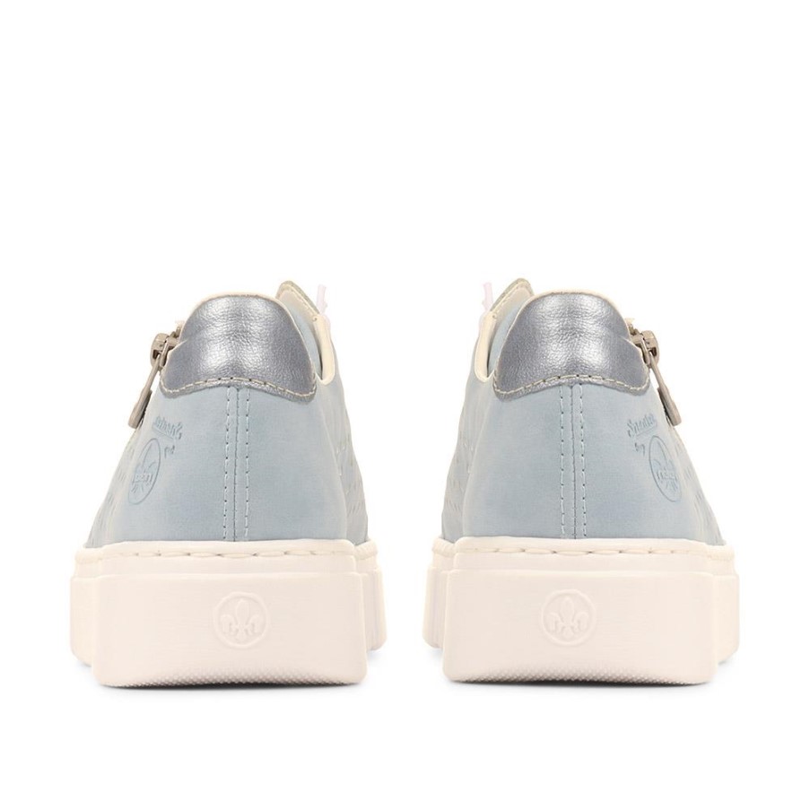 リーカーブルー通気性サマートレーナー.