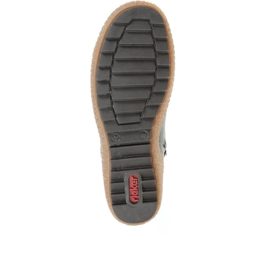 リーカー ブルー ジョエリー アンクル ブーツ