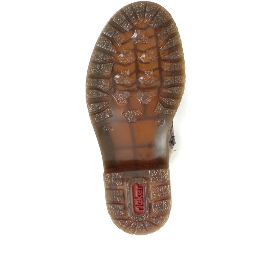 リーカー ブラウン ウール ライニング チェルシー ブーツ