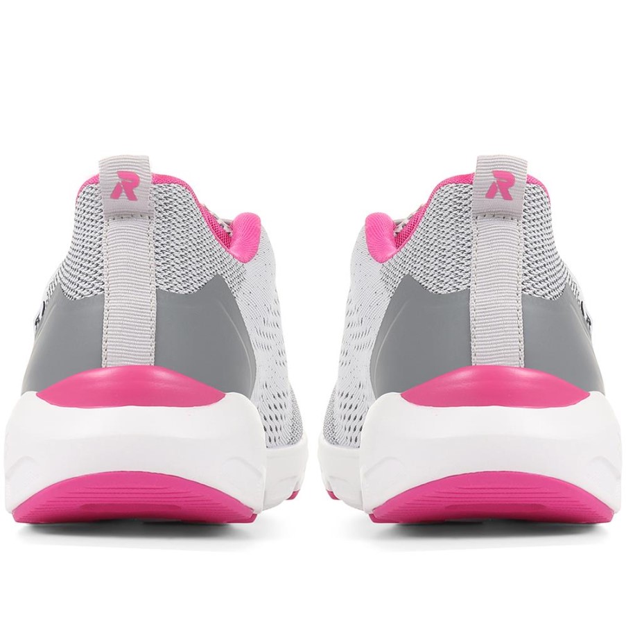 リーカー グレー マルチ R-エボリューション スリッポン スニーカー