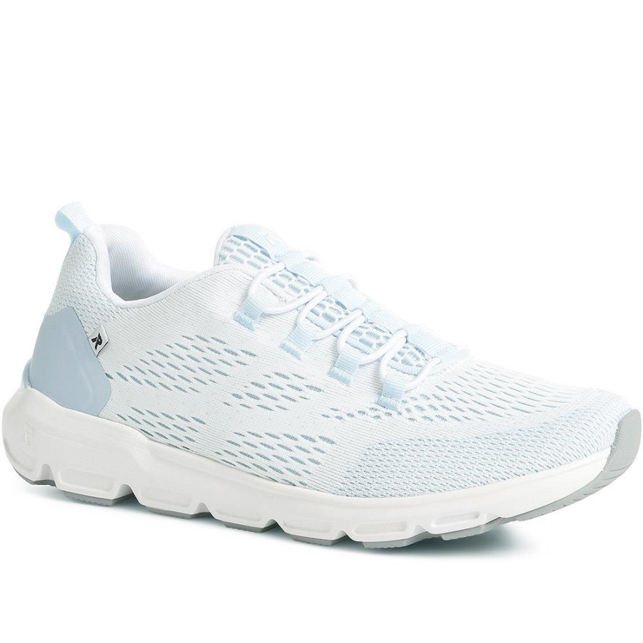 Rieker R-evolution スリッポン トレーナー ホワイト マルチ