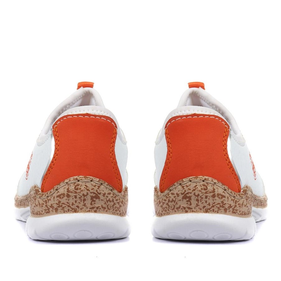 リーカー ショックアブソーバー スリップ オン トレーナー ホワイト