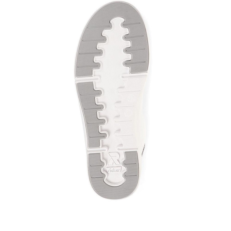 リーカー レディース レースアップ トレーナー ホワイト