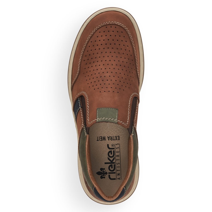 Rieker 17371 メンズ ランドール ブラウン