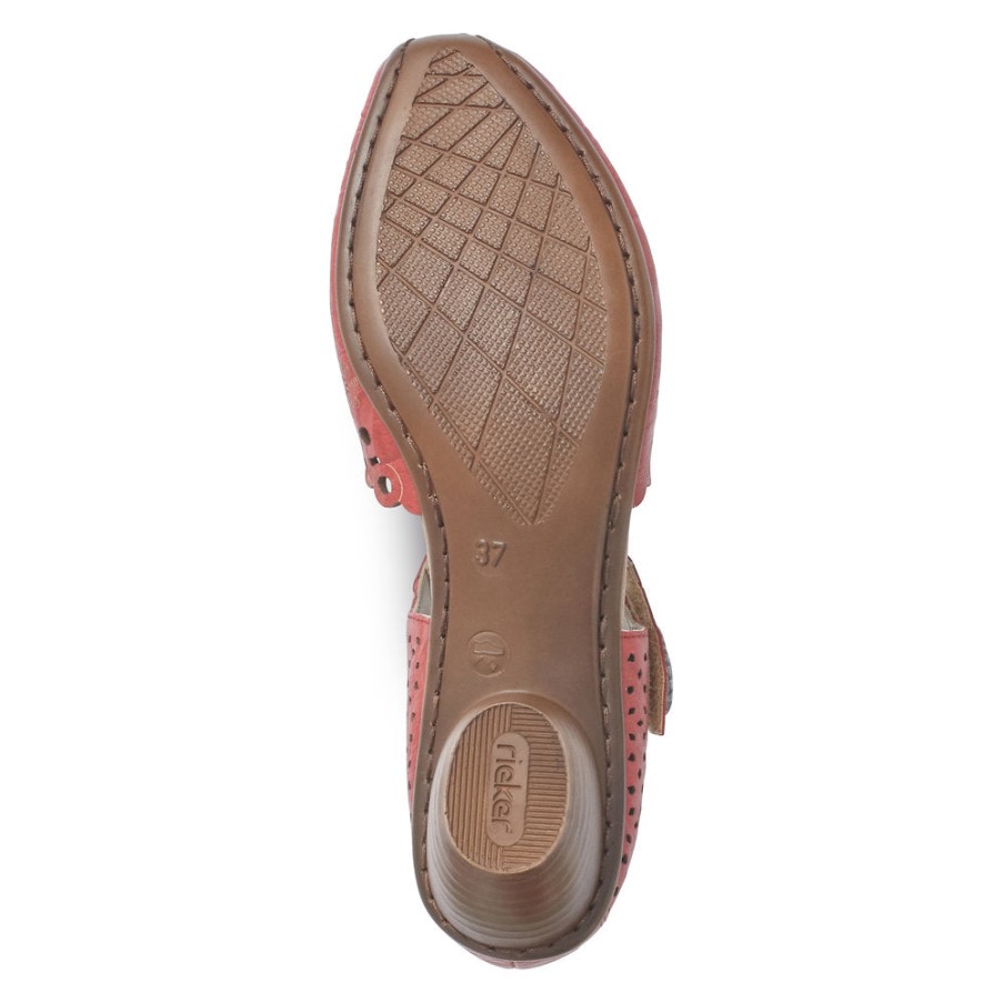 Rieker 43753 ミルジャムレッド