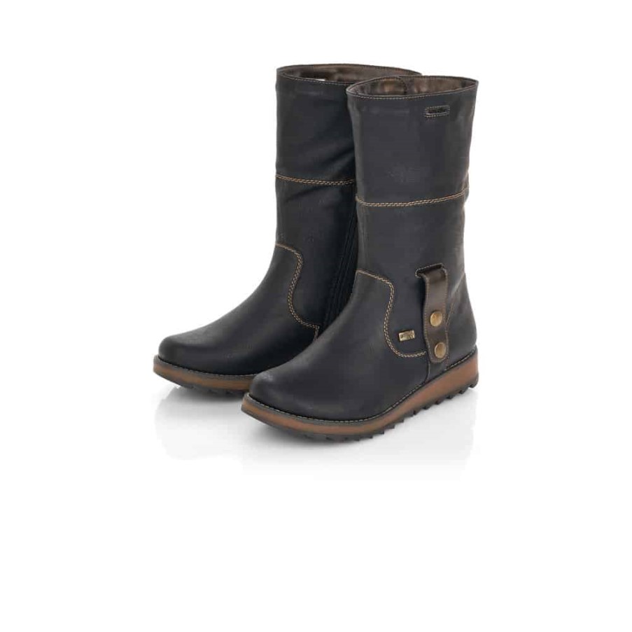 Rieker Remonte |d8874-01 ブラック