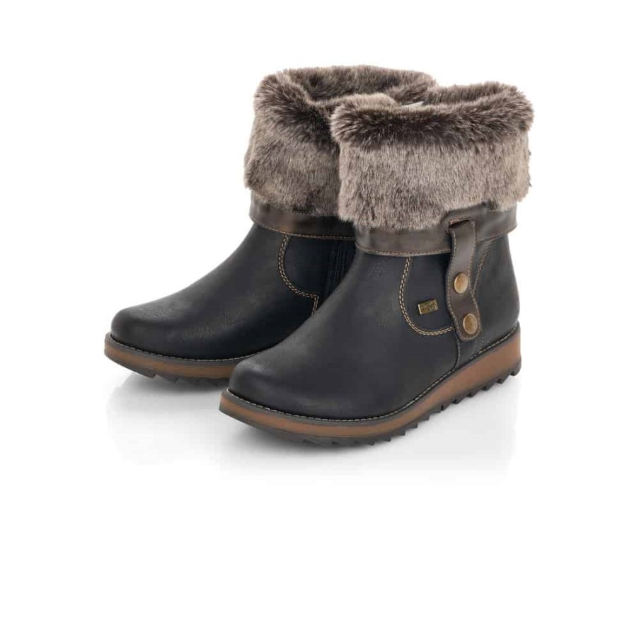 Rieker Remonte |d8874-01 ブラック