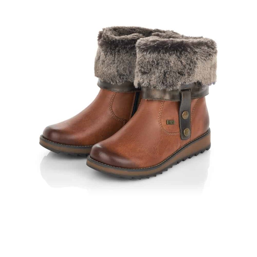 Rieker Remonte |d8874-24 ブラウン