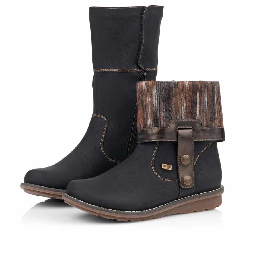 Rieker Remonte |r1071-03 ブラック